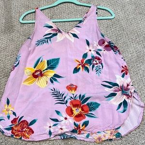 Floral tank top